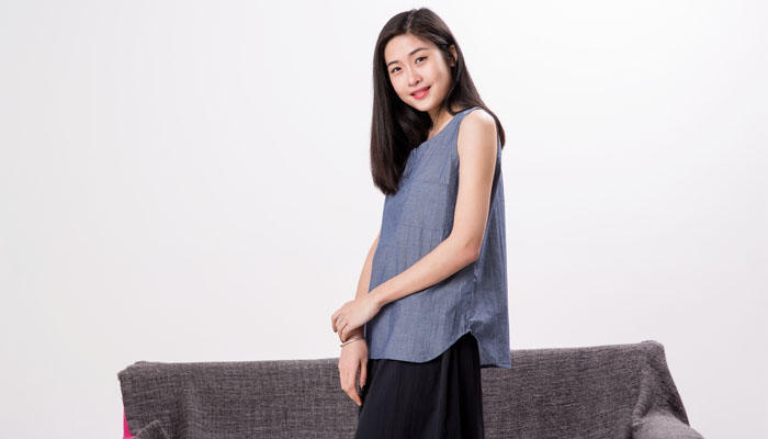 全棉無袖居家背心