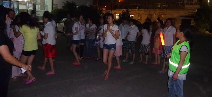 劉潭服裝：宿舍樓緊急疏散演習(xí) 平安中秋