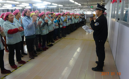 劉潭服裝：做好防恐反恐培訓工作 履行企業(yè)社會責任