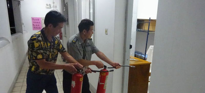 安全生產(chǎn)月，劉潭服裝進(jìn)行宿舍緊急疏散演習(xí)