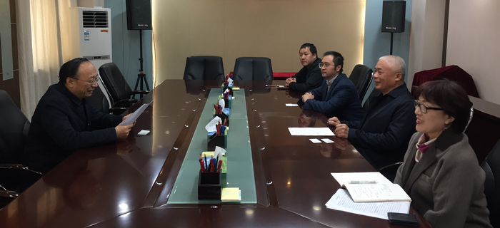 劉潭集團董事長錢伯榮一行與亳州市委書記汪書記座談交流