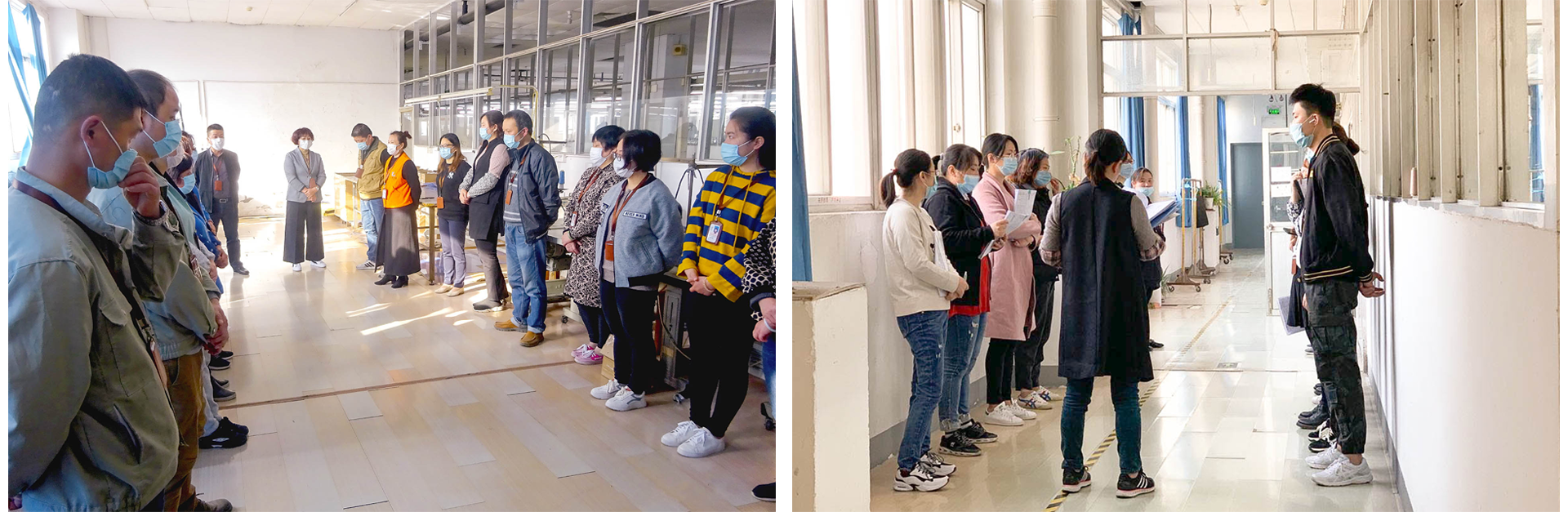 劉潭服裝晨會(huì)