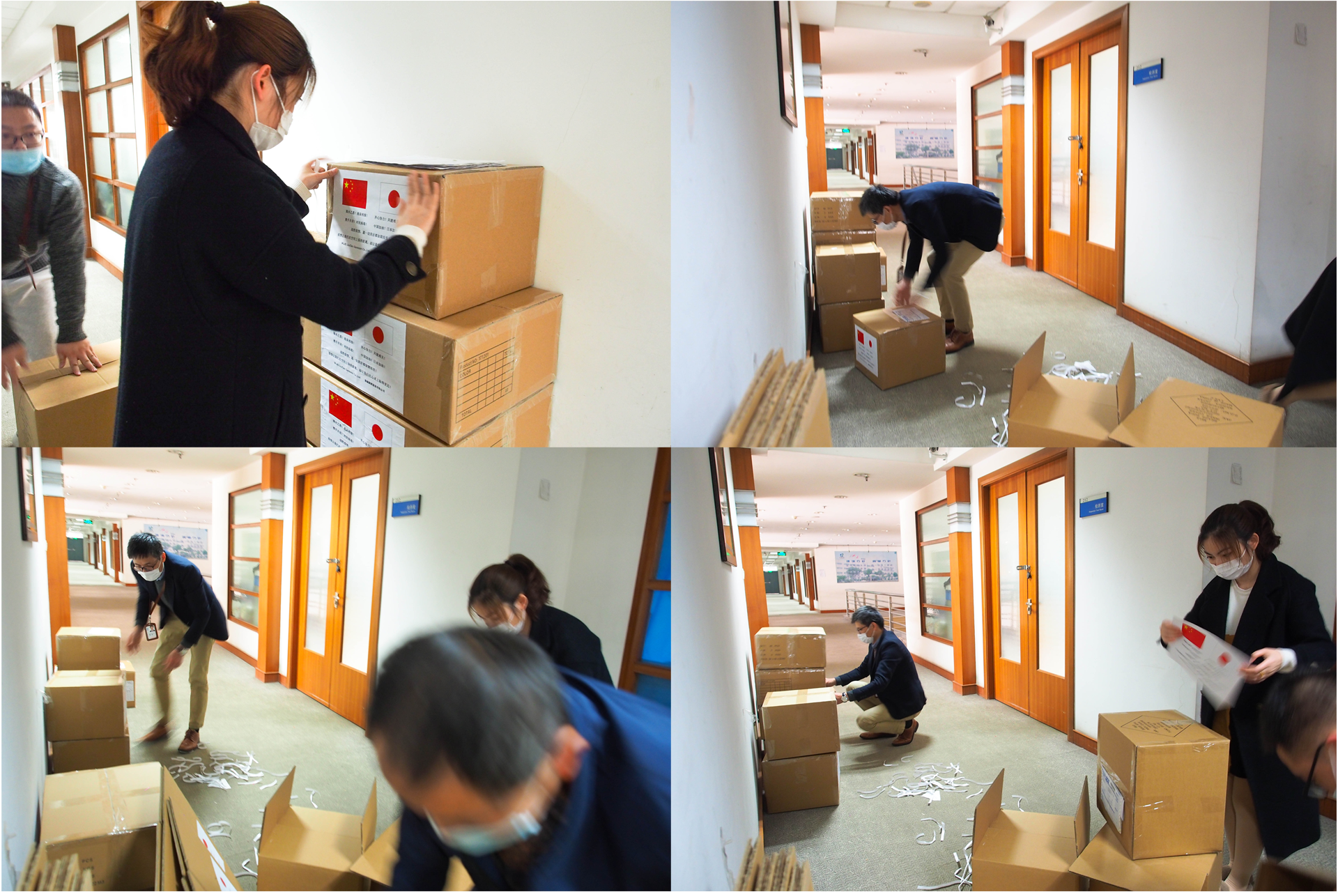 劉潭服裝捐贈口罩