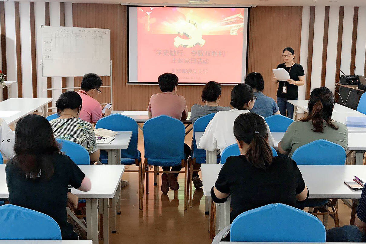 劉潭服裝黨員活動(dòng)