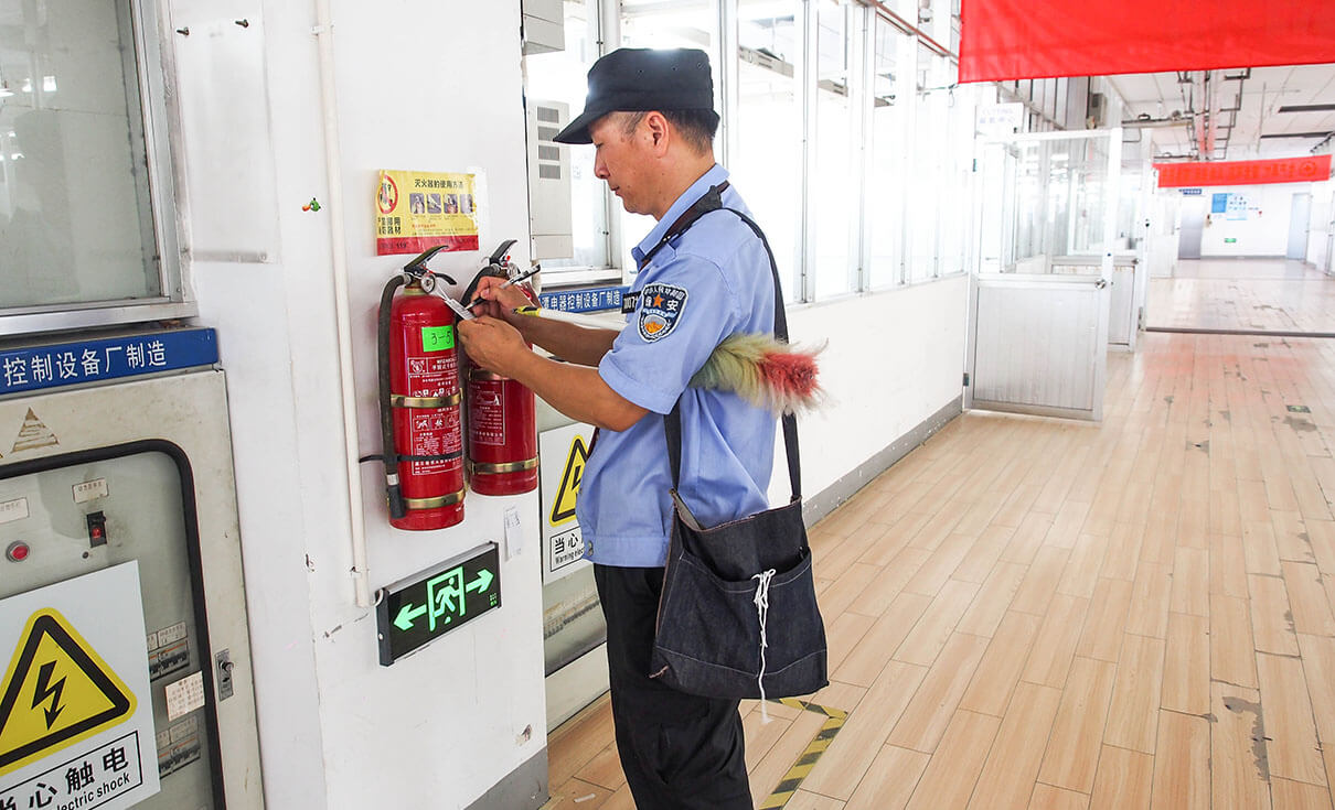 劉潭服裝消防安全檢查