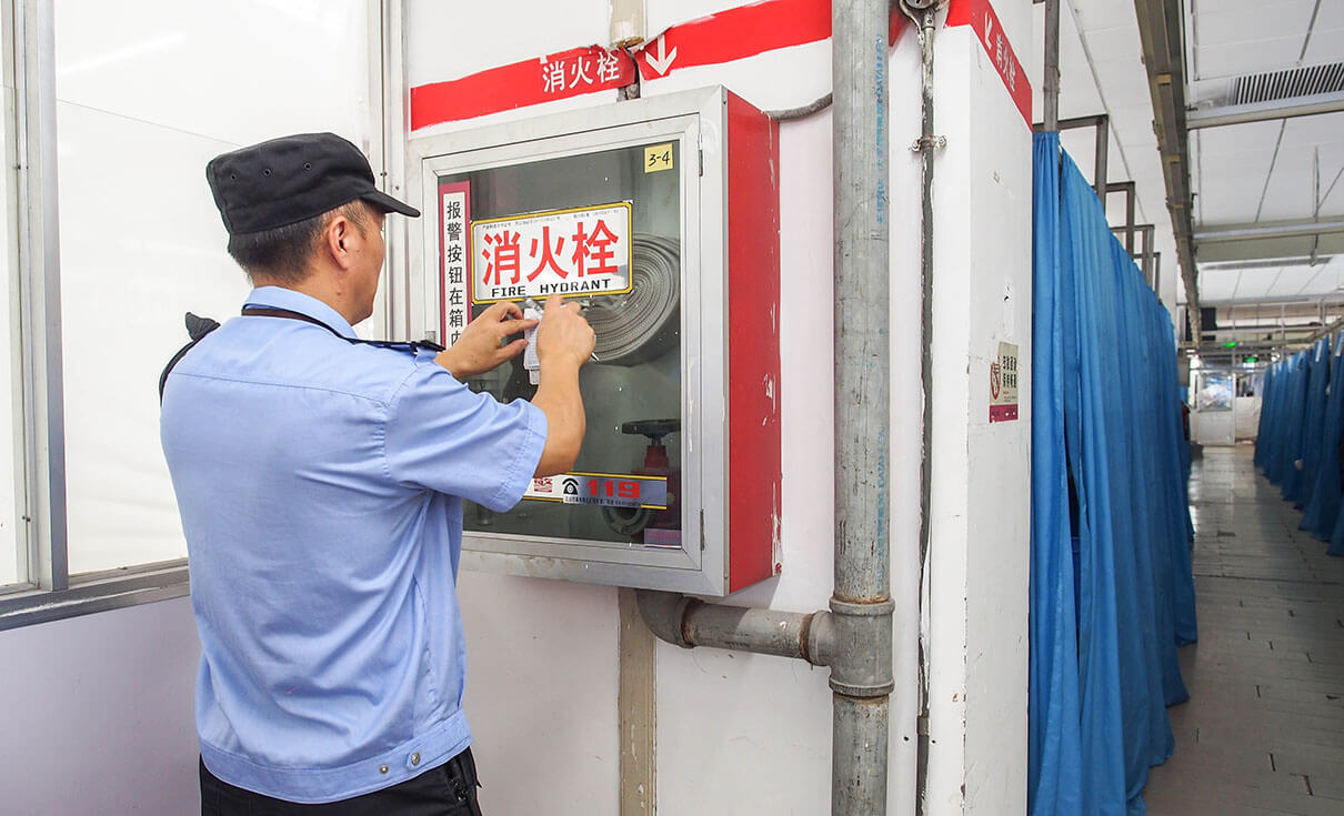 劉潭服裝消防安全檢查