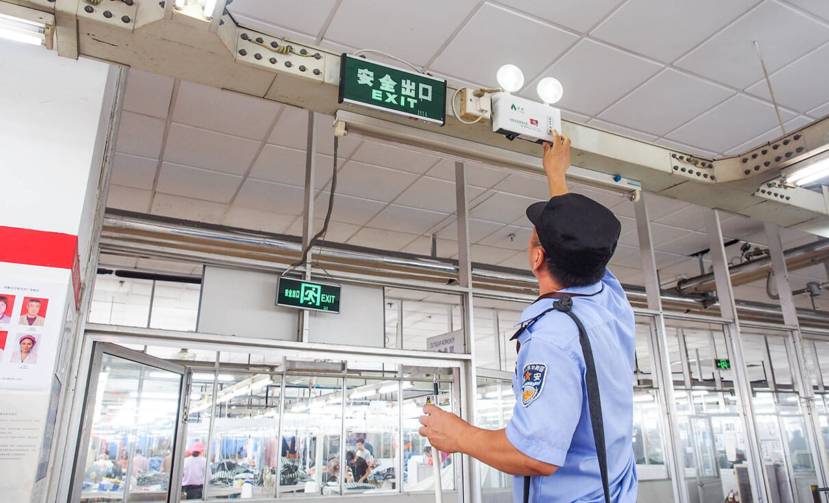 劉潭服裝消防安全檢查