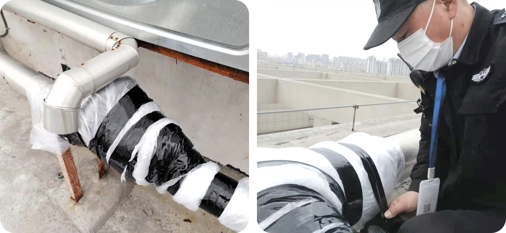 劉潭服裝做好防凍保暖工作