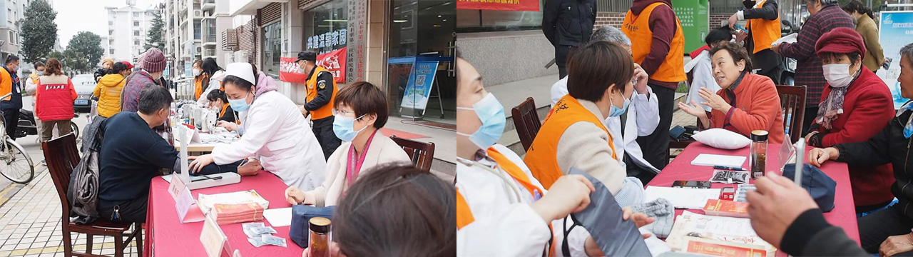 劉潭服裝廠開展學雷鋒文明實踐進社區(qū)活動