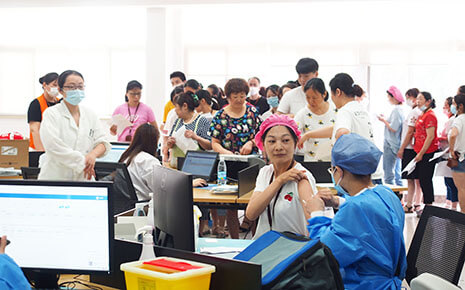 完成二針疫苗接種！劉潭服裝廠喊你快加入