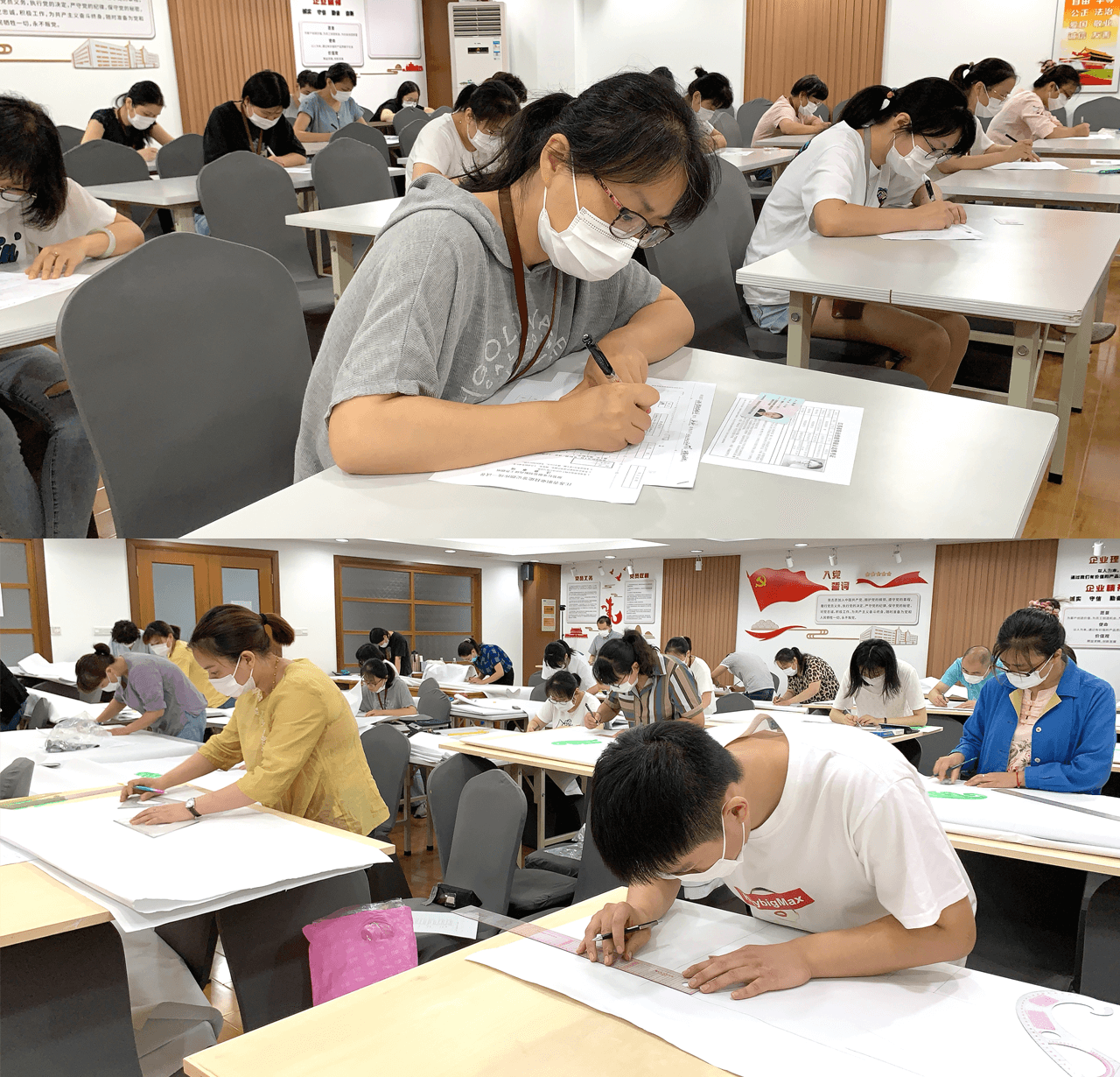 劉潭服裝廠制版師技能等級(jí)認(rèn)定