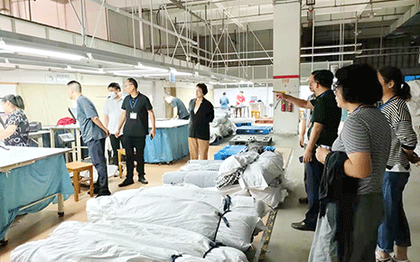 劉潭服裝廠：參觀指導(dǎo)同發(fā)展，攜手共進(jìn)促提升