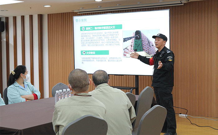 劉潭服裝廠開展宿舍安全培訓(xùn)