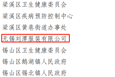 劉潭服裝廠被評為2021年度職業(yè)病防治先進(jìn)集體 劉潭服裝廠被評為2021年度職業(yè)病防治先進(jìn)集體