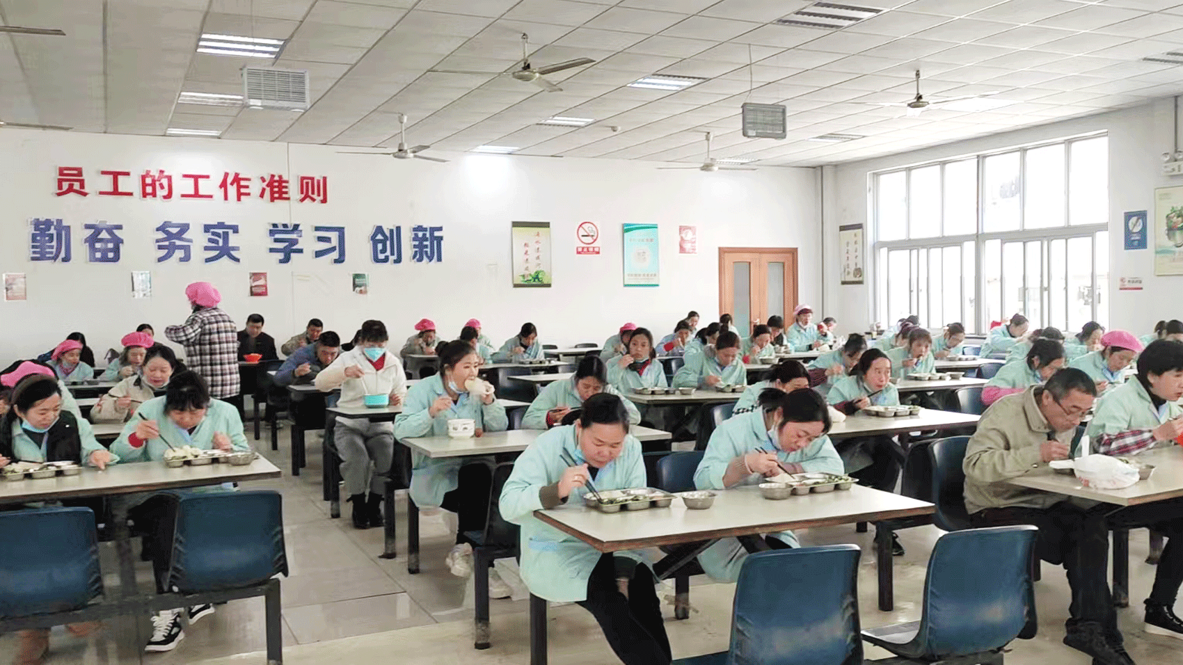 劉潭服裝食堂疫情防控