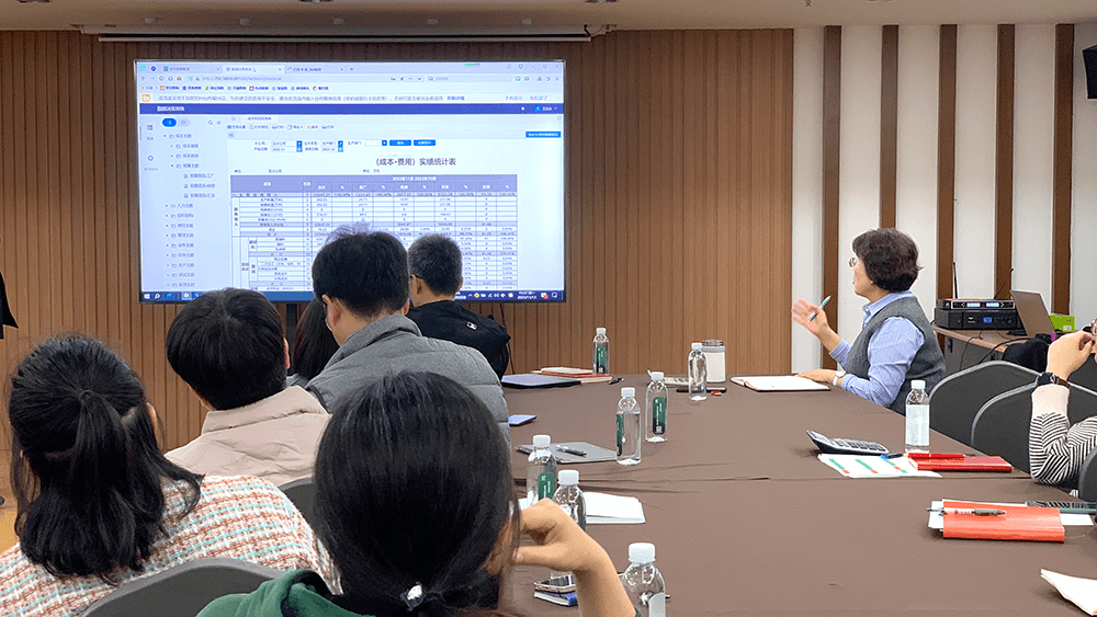 劉潭服裝2024年度預算填報培訓會