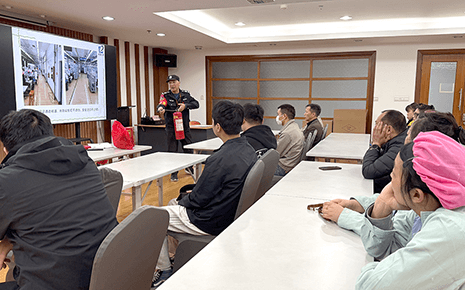 劉潭服裝開(kāi)展新員工安全生產(chǎn)與應(yīng)急技能培訓(xùn)