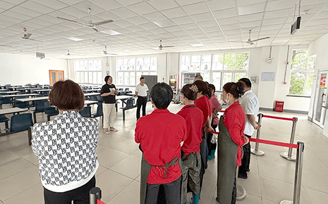 劉潭服裝開(kāi)展夏季食堂安全培訓(xùn) 守護(hù)員工