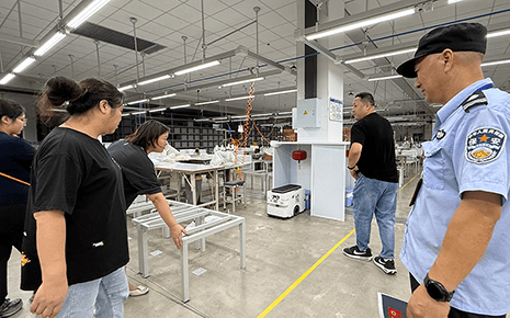 劉潭服裝：放假期間安全檢查不松懈