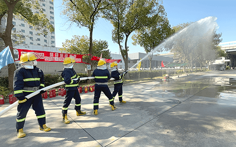 劉潭服裝開展消防運動會，筑牢消防安全“防火墻”