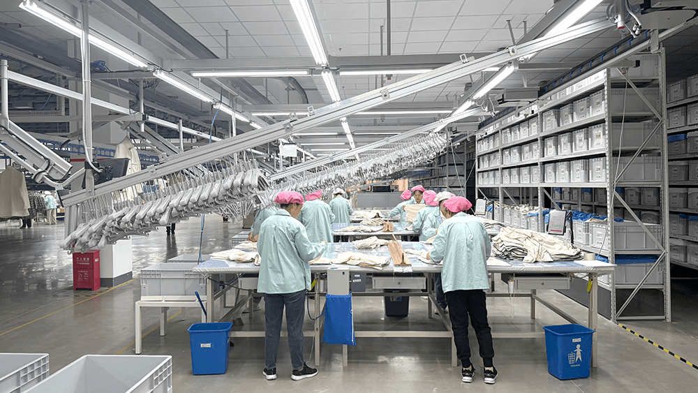 劉潭服裝持續(xù)推進(jìn)生產(chǎn)智能化升級(jí)改造