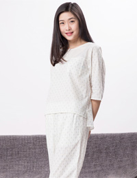 梭織全棉印花睡衣