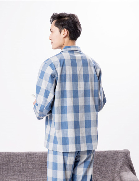 雙層紗格子睡衣