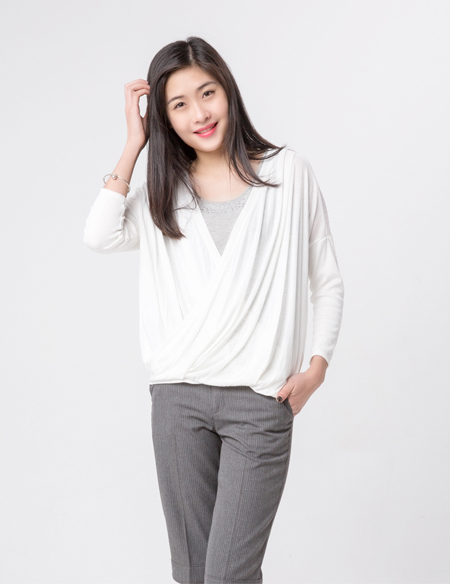 女式長袖針織衫