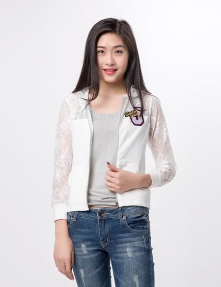 蕾絲休閑夾克