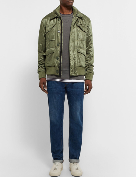 男式休閑短款外套