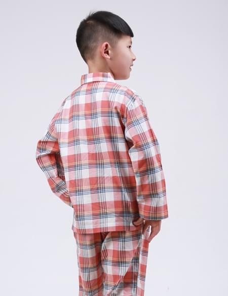 府綢男童睡衣套