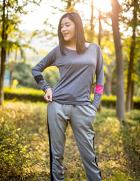 后身反光條騎行服