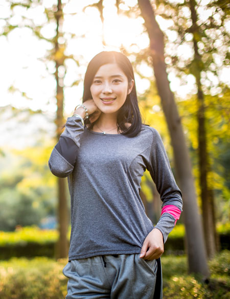 后身反光條騎行服