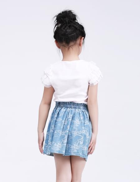 蕾絲邊夏季短袖