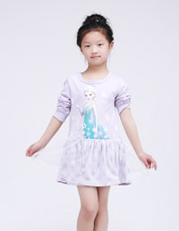 女童長袖連衣裙 女童長袖連衣裙