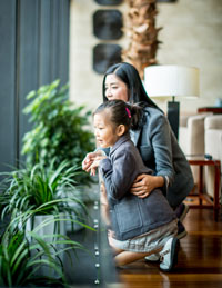 母女長(zhǎng)袖尼外套