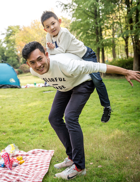 親子長袖針織衫