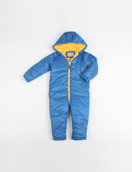 冬季男童印花連體服