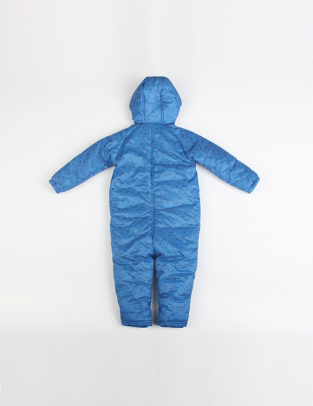 冬季男童印花連體服