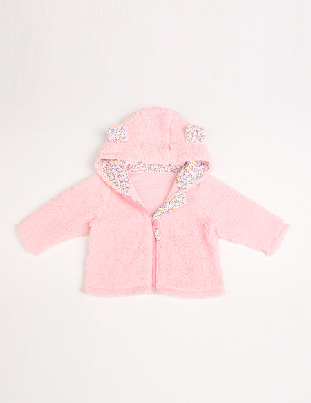 嬰兒可愛連帽絨外套