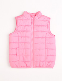 無領粉色小背心