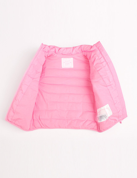 無領粉色小背心