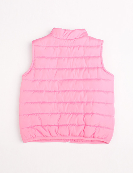 無領粉色小背心