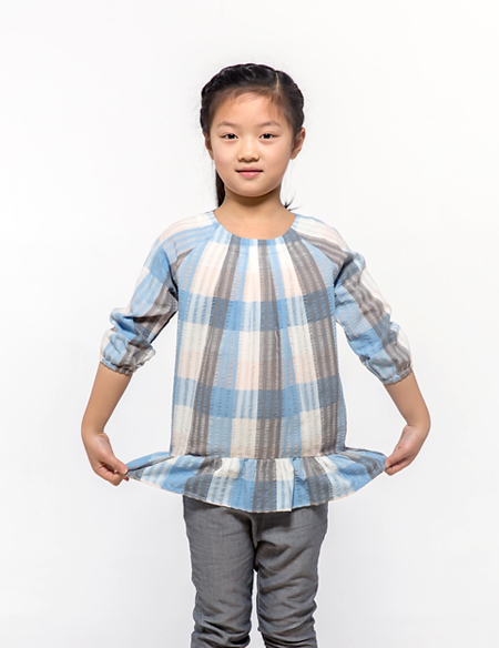 泡泡紗襯衫雙層紗七分褲