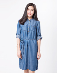 牛仔連衣裙 牛仔連衣裙