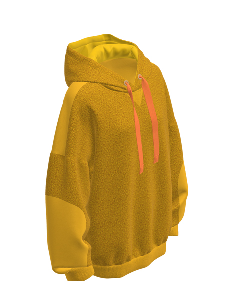 毛絨拼接衛(wèi)衣