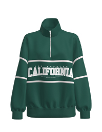 高領(lǐng)拉鏈衛(wèi)衣