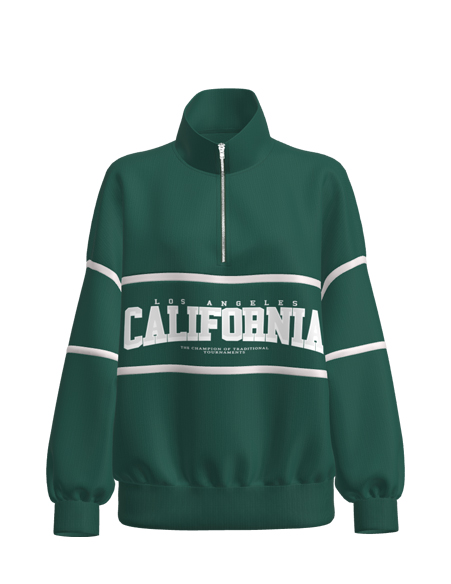 高領(lǐng)拉鏈衛(wèi)衣