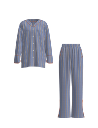 女式睡衣套長袖長褲