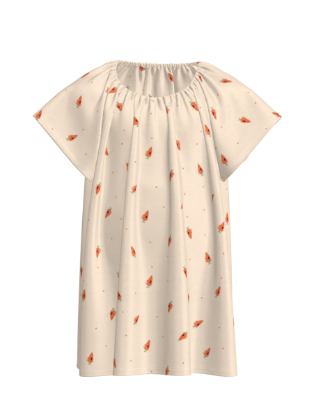 童裝圓領(lǐng)單件上衣